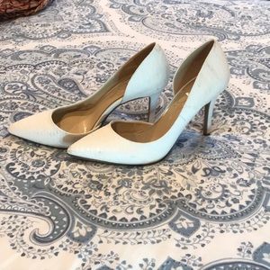 White Jessica Simpson Heels
